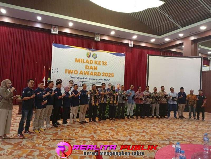 Ganjar jationo menghadiri Milad ke 13 Ikatan Wartawan Online (IWO) ,Selasa 9 September 2025. (Rody Sandra/realitapublik.id)