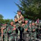 Mayjen TNI Christian Kurnianto Tehuteru, dalam kegiatan Apel Gelar Pasukan di Lapangan Makodam XVIII/Kasuari, Trikora, Arfai 1, Manokwari, Kamis (11/9/2025)