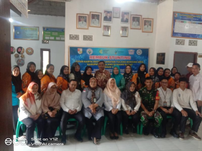 Rembuk Stunting, Tiyuh Karta Raya, Kecamatan Tulang Bawang Udik, Tubaba. 
