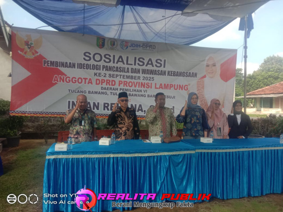 Intan Rehana Anggota DPRD Lampung Serap Aspirasi Masyarakat di Kecamatan Tumijajar Tubaba. (Foto Rody/realitapubllik.id)