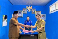 Sertijab Kabid Pemadaman dan Penyelamatan, Dinas Pemadam Kebakaran dan Penyelamatan Kabupaten Lampung Utara, dari pejabat lama Mirza Sofyan kepada pejabat baru Desputra Adami, S.H.