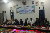 Acara doa bersama dalam rangka mewujudkan Tiyuh Karta Sari yang berakhlak mulia, cerdas, aman dan sejahtera, di Aula Tiyuh Karta Sari, Kecamatan Tulang Bawang Udik, Kabupaten Tulang Bawang Barat. (Photo: Rody Sandra/realitapublik.id)