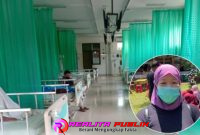 Salah satu ruangan RSUD Kalisari, Kabupaten Batang, Jawa Tengah, terlihat sudah penuh pasien. (Photo: Feri Eka S/ realitapublik.id) 