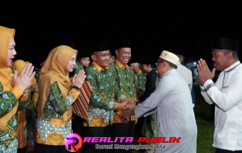 Foto: Rody Sandra realitapublik.id - Bupati Tubaba Ir. H. Novriwan Jaya, S.P., pada puncak acara peringatan Hari Santri Nasional Tahun 2025)