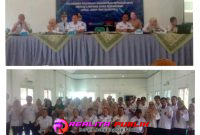 Giat sosialisasi dinas pendudukan dan pencatatan Sipil Kabupaten di Aula Desa Madokoro, Kecamatan Kotabumi Lampung Utara (foto: Rody Sandra realitapublik.id)