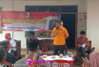 Fraksi Partai Porindo, Indris Hadi, S.H., menggelar masa reses di Tiyuh Tunas Asri (Rody Sandra realitapublik.id)