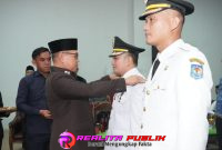 Pelantikan pejabat oleh Sekda , Perana Putera (Rody Sandra realitapublik.id)