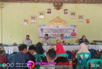 Giat Monev di pendopo Tiyuh Waysido, Kecamatan Tulang Bawang Udik (Rody realita Publik)