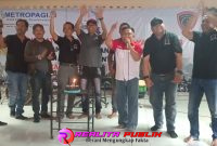 Heri Siswanto dan Muchdor pimpinan metropagi bersama partner (Saichu realitapublik.id)