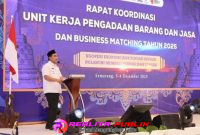 Rapat koordinasi unit kerja pengadaan barang dan jasa dan business (foto: Fery Eka realitapublik)