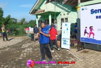 Caption:Mengelar senam sehat Bersama XL (Poto: Rody Sandra/realita publik)