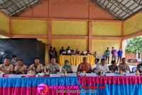 Lelang lebak, lebung, sungai dan suak periode 2026 oleh Pemerintah Desa Tempirai, Tempirai Utara, dan Tempirai Timur digelar secara serentak, bertempat di Balai Desa Tempirai Timur, Kecamatan Penukal Utara Kabupaten Penukal Abab Lematang Ilir, Kamis 11 Desember 2026. (Photo: Lidian Heri/realitapublik.id) 