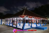 Suasana di Pendopo Kecamatan Sindang, Kabupaten Indramayu saat malam, Sabtu, 13 Desember 2025. (Photo: Roso, realitapublik.id)