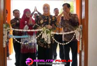Peresmian hasil revitalisasi sarana dan prasarana pendidikan di SMP Negeri 12 Kota Pekalongan. 