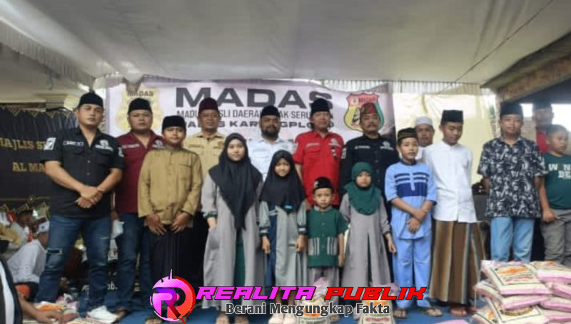 Ormas MADAS, salurkan bantuan (foto: Bil realita publik)