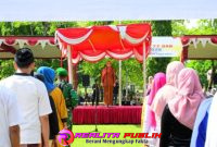 Upacara peringati hari Bela Negara dan Hari Ibu (foto: Fery Eka Realita Publik)