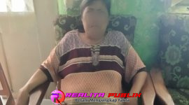 Ibu Mutmainah warga berdomisili di Kelurahan Bangilan (foto: Chu Realita Publik)