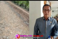 DPRD Tubaba meminta Dinas PUPR menunda proses serah terima (PHO) hingga pihak rekanan melakukan perbaikan total. (Foto: Rody Sandra/realita publik id)