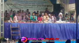 Suasana penuh khidmat di Ponpes Nurul Hikmah Al Amin dalam acara Safari Dakwah dan Doa Bersama Akhir Tahun. (Foto: Rody Sandra/realita publik)