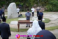 Upacara Pelantikan dan Pengambilan Sumpah Jabatan Sekretaris Daerah, Pejabat Pimpinan Tinggi Pratama, Pejabat Administrator, dan Pejabat Fungsional di lingkungan Pemkab Tubaba, Rabu (07/01/2026), bertempat di Komplek Uluan Nughik, Kabupaten Tulang Bawang Barat.