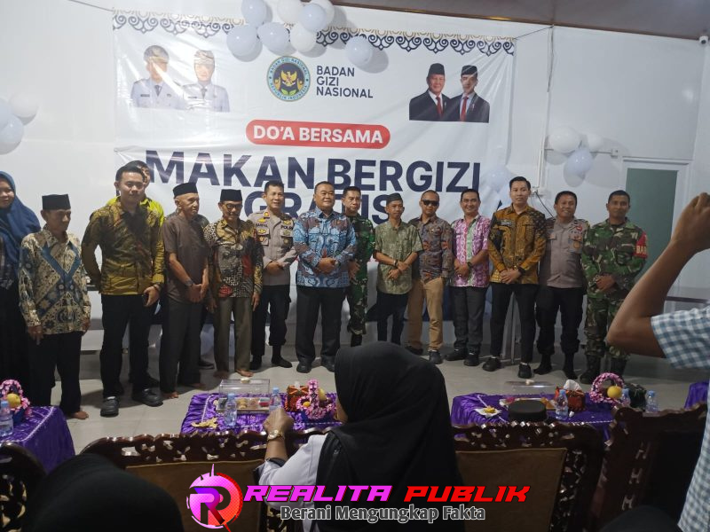 Peresmian Dapur Satuan Pelayanan Pemenuhan Gizi (SPPG) Program Makan Bergizi Gratis (MBG) di Desa Surakarta, Kecamatan Abung Timur, Lampung Utara. (Photo: Rodi Sandra/realitapublik.id)