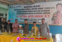 H. Putra Umar Jaya S.T., Melaksanakan Sosialisasi (foto: Rody Sandra Realita Publik)