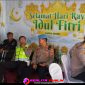 Jajaran Pejabat Utama (PJU) Polres Lampung Utara melakukan inspeksi ke Pos Pelayanan (Pos Yan) Kelapa Tujuh dan Pos Pengamanan (Pos Pam) Simpang Propau, Sabtu (14/3/2026).