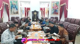 Bupati Indramayu, Lucky Hakim, dalam acara silaturahmi sekaligus buka puasa bersama Pengurus AMKI di Pendopo Indramayu, Rabu (18/03/2026).