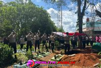 Polres PALI Gelar Upacara Pemakaman Kedinasan untuk AIPDA Ali Sadikin