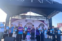 Akselerasi Sertifikasi Halal, BPJPH Gelar Lampung Halal Market di Tugu Adipura. 