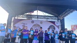 Akselerasi Sertifikasi Halal, BPJPH Gelar Lampung Halal Market di Tugu Adipura. 