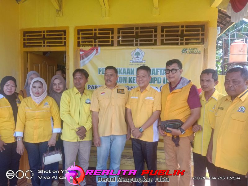 Bakal calon Ketua DPD II Partai Golkar Kabupaten Tulang Bawang Barat (Tubaba), Putra Jaya Umar, resmi mendaftarkan diri dalam kontestasi Musyawarah Daerah (Musda) IV. 