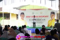 Ketua Komisi XI DPR RI, Dr. H. Mukhamad Misbakhun, S.E., M.H., dalam kegiatan serap aspirasi di Desa Karanglo, Kecamatan Grati, Kabupaten Pasuruan, Jumat (1/5/2026).