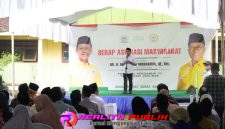 Ketua Komisi XI DPR RI, Dr. H. Mukhamad Misbakhun, S.E., M.H., dalam kegiatan serap aspirasi di Desa Karanglo, Kecamatan Grati, Kabupaten Pasuruan, Jumat (1/5/2026).