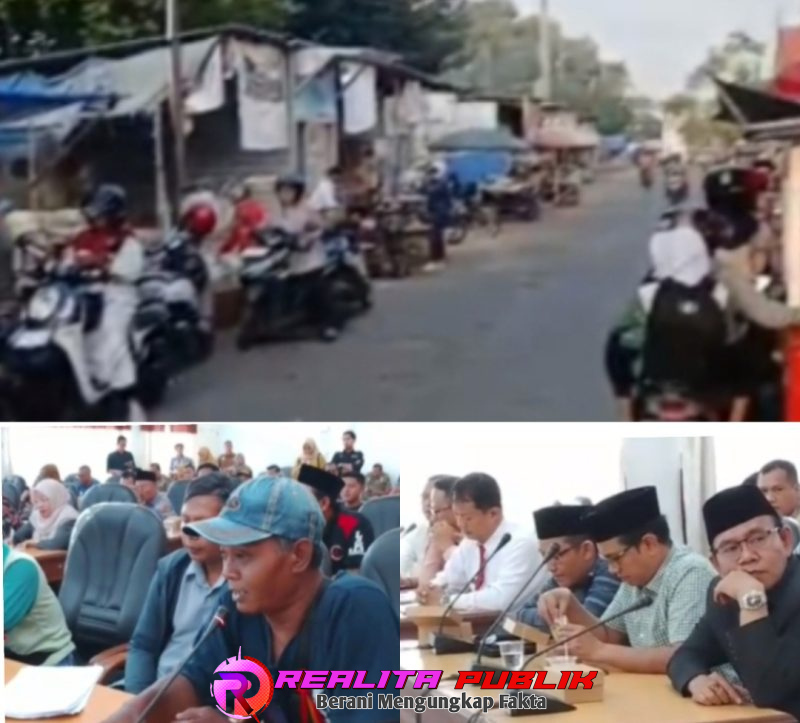 Perwakilan para pedagang pasar saat audensi (foto: Wagiyono Realita Publik)