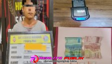 Tersangka dan barang bukti 