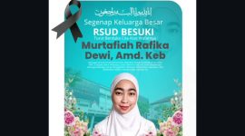 Segenap Keluarga Besar RSUD BESUKI Turut Berduka Cita Atas Wafatnya Murtafiah Rafika Dewi, Amd. Keb