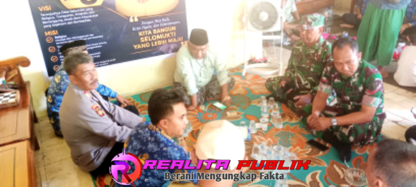Anjangsana Tiga Pilar jelang Pilkades PAW Desa Selomukti, Kecamatan Mlandingan, Situbondo. 