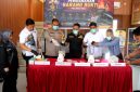 Hasil Ungkap 5 Kasus, Polres PALI Musnahkan Barang Bukti Ratusan Gram Narkotika 