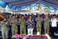 Peresmian fasilitas militer di Lapangan Kecamatan Tamansari, Kabupaten Bogor, Jumat (26/6/2026). 