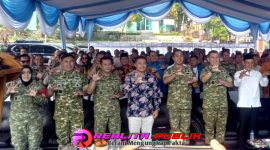 Peresmian fasilitas militer di Lapangan Kecamatan Tamansari, Kabupaten Bogor, Jumat (26/6/2026). 