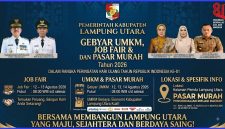 Dongkrak Ekonomi Warga, Pemkab Lampung Utara Gelar Tiga Event Strategis Jelang HUT RI