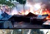 Amukan Jago Merah di Kapongan Situbondo: 3 Rumah Hangus