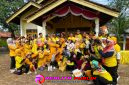 Caption: kegiatan senam bersama dalam rangka memeriahkan HUT ke-81 RI di Panaragan (foto: rody realita publik)