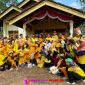 Caption: kegiatan senam bersama dalam rangka memeriahkan HUT ke-81 RI di Panaragan (foto: rody realita publik)